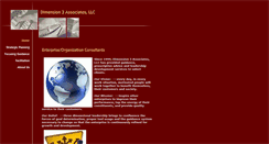 Desktop Screenshot of dimension3associates.com